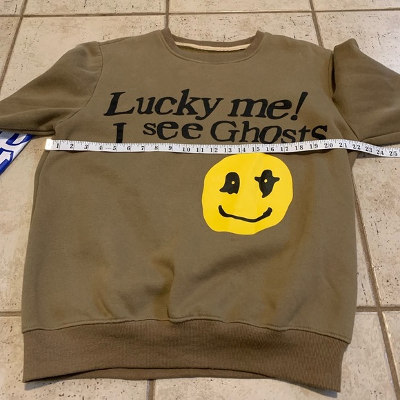 RARE Kids See Ghosts x Camp Flog Gnaw "Lucky Me! I See Ghosts" Sweatshirt Medium - Picture 5 of 6